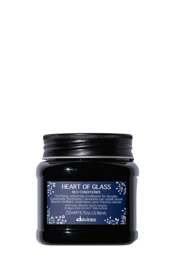Davines Heart of Glass — stiprinantis ir spalvą tausojantis kondicionierius🔵